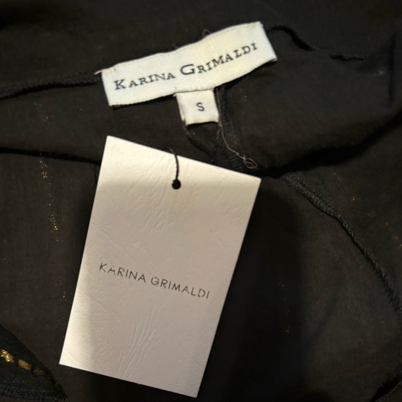 Karina Grimaldi Stripe Metallic Pantsuit - Picture 6 of 9